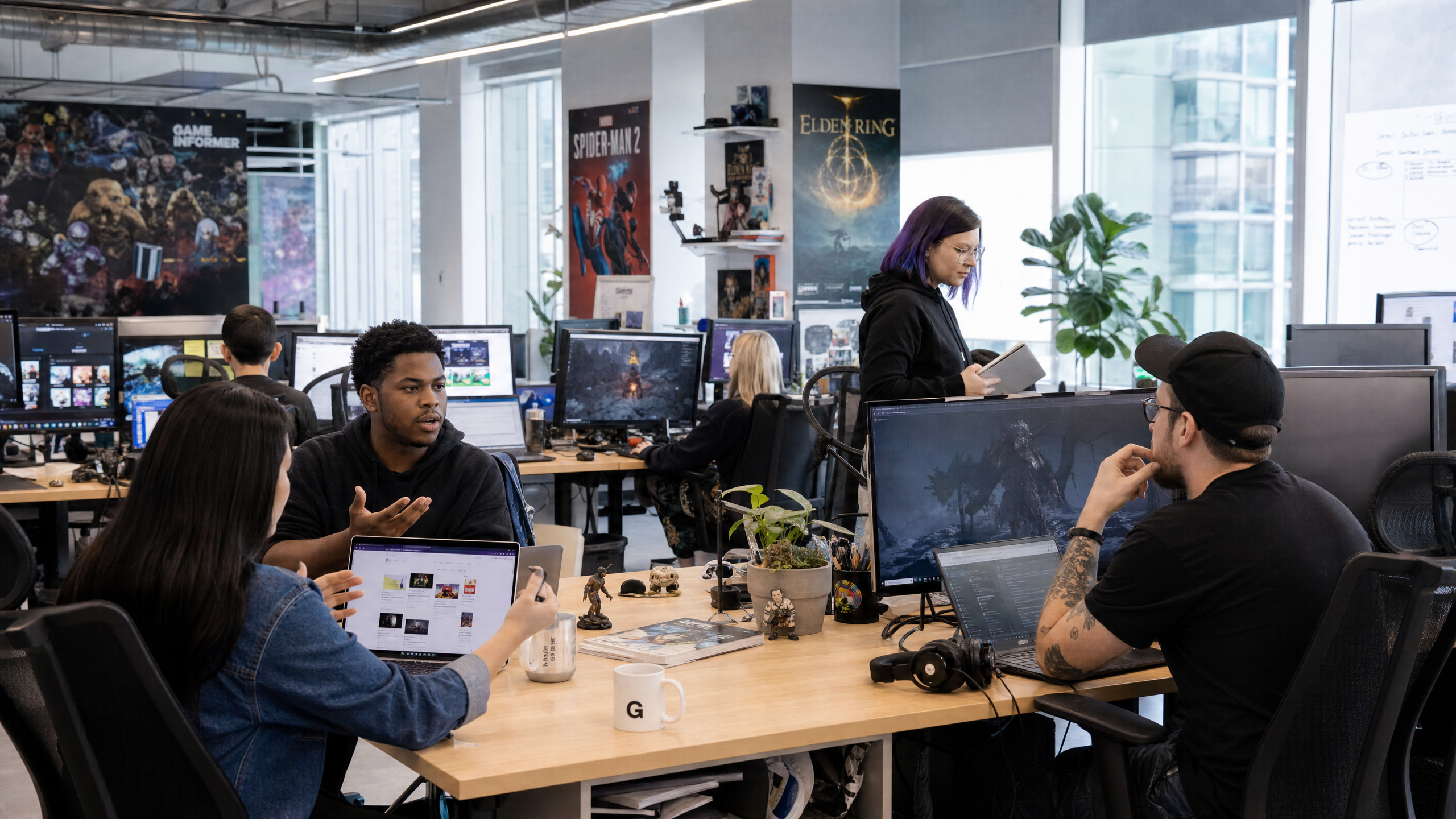 The VirtualSquad team at work in their Sydney office